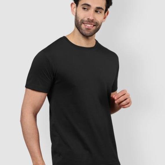 Black plain T- Shirt