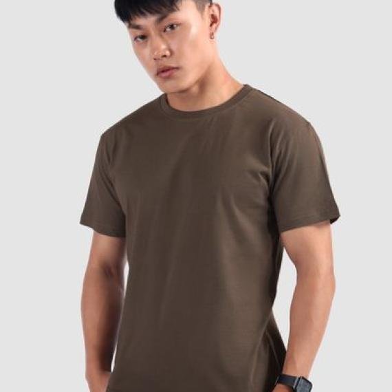 Brown Plain T-shirt