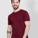 Burgundy Plain T-Shirt